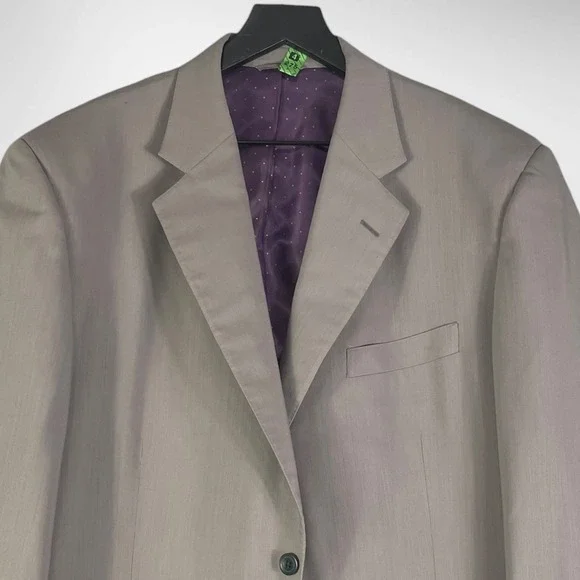 Montopoli Chicago Custom Mens Blazer Jacket Suit Coat Tan 44R